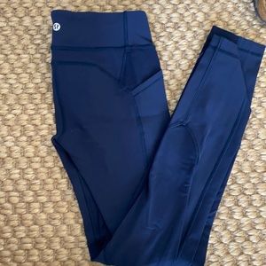 Blue Lulu Lemon Leggings